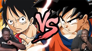 LUFFY VS GOKU RAP BATTLE  rustage ft Shao Dow REACTION [upl. by Lothair]