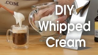 DIY whipped cream in 60 seconds [upl. by Savior]