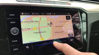 NAVIGATION VW PASSAT 2018 QUICK WALKTHROUGH [upl. by Aroon926]