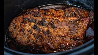 THE EASIEST CROCKPOT BRISKET RECIPE EVER [upl. by Onfroi810]