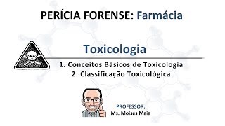 TOXICOLOGIA FORENSE 1 PARTE 1 [upl. by Eramal]