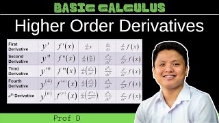 Finding the Higher Order Derivatives  Basic Calculus [upl. by Yrod]