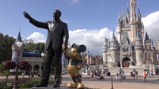 WALT DISNEY WORLD 4 Park Tour  Magic Kingdom EPCOT Disneys Hollywood Studios and Animal Kingdom [upl. by Ardnaeed937]