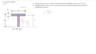 51  Crosssectional Properties  Centroid Part I [upl. by Crane]