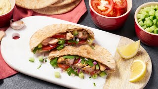 Zesty Chicken Pita Pocket Recipe  Mission Foods [upl. by Bevers]