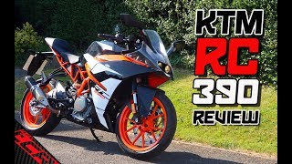 2019 KTM RC 390 Review  A REAL Sports Bike [upl. by Nospmas17]