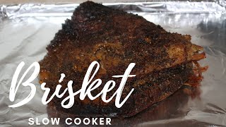 How To Cook Beef Brisket Slow Cooker [upl. by Acirej]