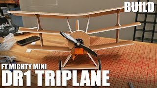 FT DR1 Triplane  BUILD  Flite Test [upl. by Sueddaht]