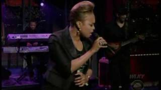 Chrisette Michele quotBlame It On Mequot On The Late Show With David Letterman 51209 [upl. by Irelav]