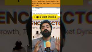 Top 5 Defence Sector Best stocks ✅ [upl. by Ardnuahsal507]