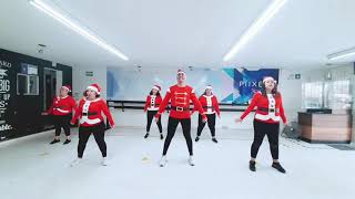 FELIZ NAVIDAD  THALIA  ZUMBA  BAILE ACTIVO  COREOGRAFIA  JOHN AGUILERA [upl. by Bez]