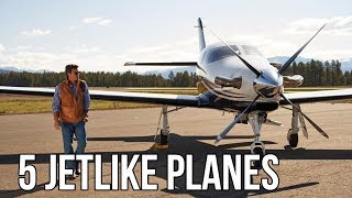 5 Turbine Powered Planes That Fly At Jet Speed [upl. by Karab]