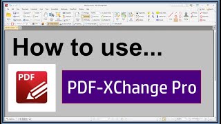 How to use pdfXchange pro [upl. by Ulrica]