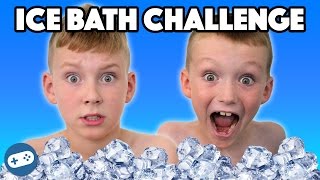 ICE BATH CHALLENGE KIDS [upl. by Ileek]