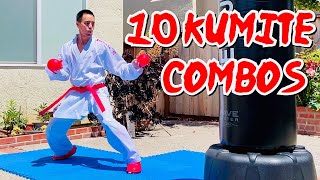 10 KUMITE COMBOS amp STRATEGIES 🥋⛩  by Jason Leung [upl. by Gerty]