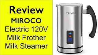 Review Miroco Milk Frother  How to make froth milk at home [upl. by Trebornhoj]