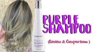 Pravana Purple Shampoo Review amp Comparison [upl. by Georgeanna]