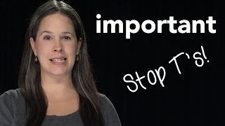 How to Pronounce IMPORTANT  American English [upl. by Neik]