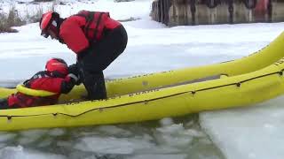 Coast Guard ice rescue techniques [upl. by Garfield]