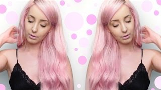 How To Pastel Pink Hair Tutorial  by tashaleelyn [upl. by Aramen]