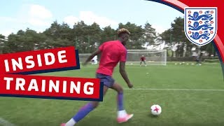 U21 Sharp Shooting Session  Grealish Abraham Redmond Finishing Practice  Inside Training [upl. by Ecnirp]