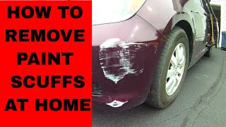 How to Remove Paint Scuff from a Car or Paint Transfer Removal [upl. by Hannon354]