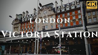 London Victoria Station Walk Through England 4K [upl. by Torry]