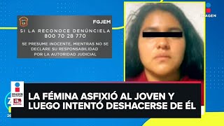 Detienen en Neza a mujer que arrastraba el cuerpo de un hombre dentro de un costal [upl. by Hampton]