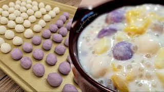 Palidosdos  Ginataang BiloBilo  Rice Balls in Coconut Milk [upl. by Ardehs]