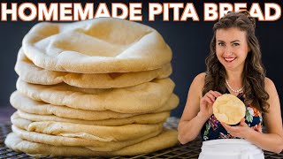 Pita Bread Recipe 2 Easy Ways [upl. by Franklin220]