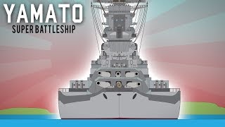 The Yamato  Largest battleship in History Behemoth [upl. by Aeriel]