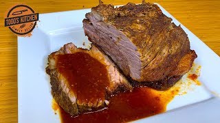 How to cook BEEF BRISKET recipe in a Slow Cooker Crock Pot 4K [upl. by Eelidnarb]