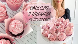 BABECZKI CZEKOLADOWE Z KREMEM MASCARPONE I OWOCAMI 😍✨🙌🏼  ladycolour słodki vlog [upl. by Eiramrefinnej]