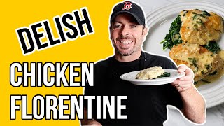 Chicken Florentine Recipe Creamy Parmesan Pan Sauce [upl. by Galang]