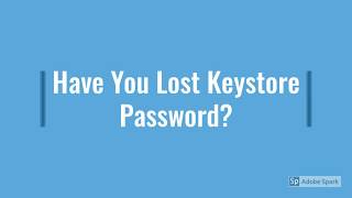 How To Reset Your Keystore Password Unity3D  How To Recover Your Keystore File Unity3D [upl. by Tillman]