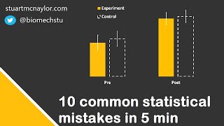 Ten Statistical Mistakes in 5 Min [upl. by Attebasile]