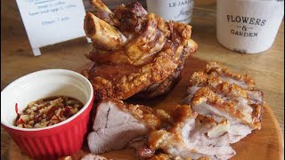 SUPER Easy CRISPY Pork Knuckle SECRET Recipe Revealed Oven Baked • Simple Pork Recipe [upl. by Anitnamaid77]