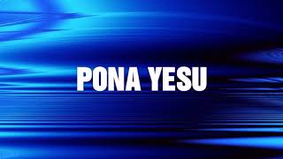 PONA YESU Moïse Mbiye feat Sandra Mbuyi Lyrics [upl. by Notfol]