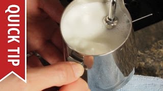 How to AutoFroth Milk for Lattes [upl. by Sitnalta837]