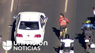 En video Lo que le dijo un ciclista a AMLO camino a la toma de posesión [upl. by Iborian]