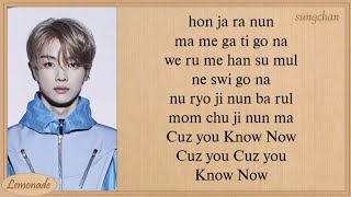 NCT U  Know Now Easy Lyrics [upl. by Htiderem]