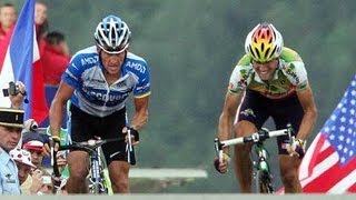 Tour 2005 Et10 Valverde vs Armstrong [upl. by Melody]