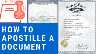 How to Apostille a Document from the United States [upl. by Krutz]