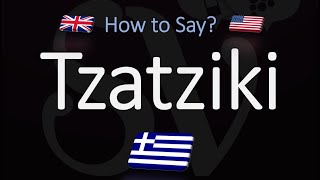 How to Pronounce Tzatziki Sauce CORRECTLY [upl. by Nica]