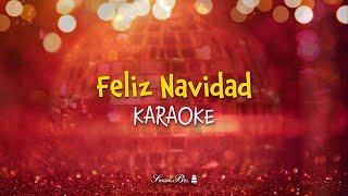 Feliz Navidad Karaoke with Lyrics Christmas instrumental [upl. by Siletotsira]