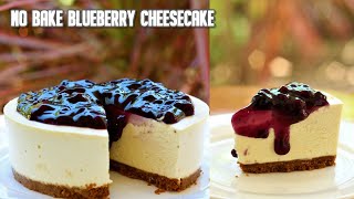 Homemade Blueberry Cheesecake No Bake [upl. by Noret]