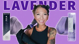 Pravana vs Sallys Lavender Hair Color [upl. by Eslek229]