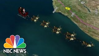 NORAD Tracks Santa Claus As He Travels Across The Globe  NBC News Live Stream Recording [upl. by Sonnie]