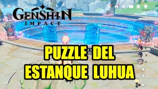 Genshin Impact  Puzzle Estanque de Luhua Palacio Oculto de la Formula Guizang [upl. by Ynabla]