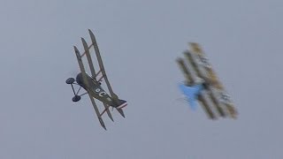 WW1 Fokker Dr1 Driedecker vs Sopwith Triplane [upl. by Sapienza815]